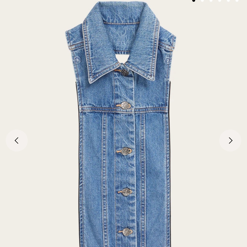 Veronica Beard denim Dickey insert only for Jacket or Blazer